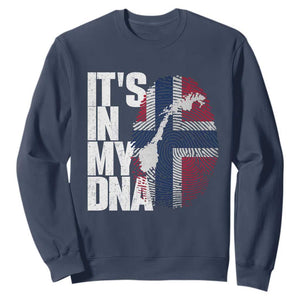 It's in My DNA Sweatshirt Norwegian Norway Map Flag Pride