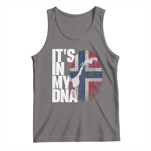 It's in My DNA Tank Top Norwegian Norway Map Flag Pride