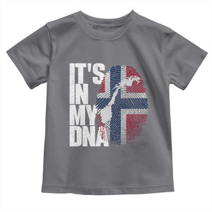 It's in My DNA Toddler T Shirt Norwegian Norway Map Flag Pride