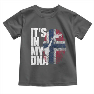 It's in My DNA Toddler T Shirt Norwegian Norway Map Flag Pride