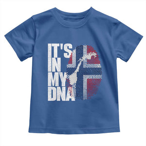 It's in My DNA Toddler T Shirt Norwegian Norway Map Flag Pride