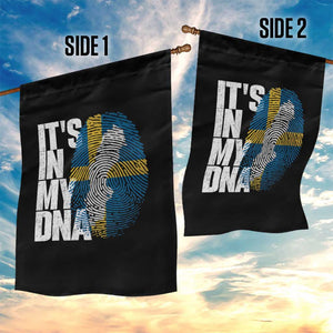 It's in My DNA Garden Flag Sweden Sverige Swedish Map Flag