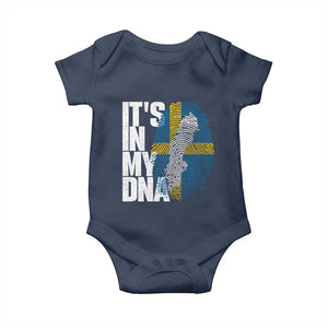 It's in My DNA Baby Onesie Sweden Sverige Swedish Map Flag