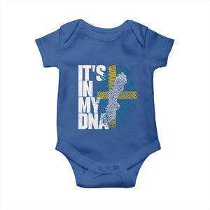 It's in My DNA Baby Onesie Sweden Sverige Swedish Map Flag