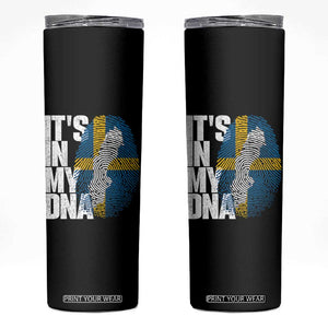 It's in My DNA Skinny Tumbler Sweden Sverige Swedish Map Flag