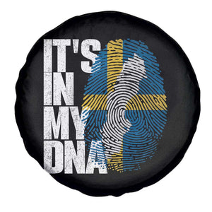 It's in My DNA Spare Tire Cover Sweden Sverige Swedish Map Flag