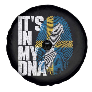 It's in My DNA Spare Tire Cover Sweden Sverige Swedish Map Flag