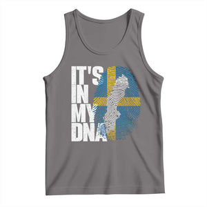 It's in My DNA Tank Top Sweden Sverige Swedish Map Flag