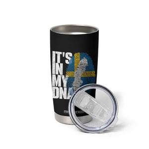 It's in My DNA Tumbler Cup Sweden Sverige Swedish Map Flag