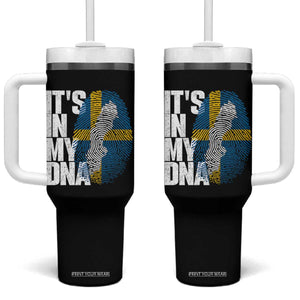 It's in My DNA Tumbler With Handle Sweden Sverige Swedish Map Flag