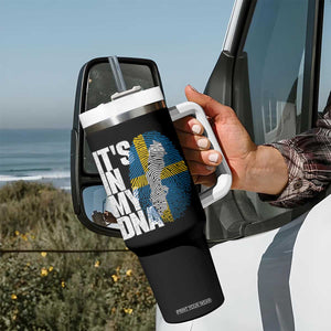 It's in My DNA Tumbler With Handle Sweden Sverige Swedish Map Flag
