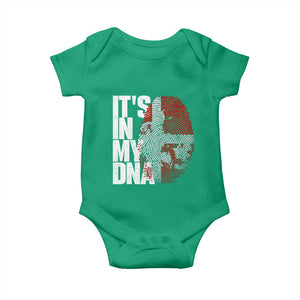 It's in My DNA Baby Onesie Denmark Map Flag Danish Gift