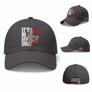 It's in My DNA Baseball Cap Denmark Map Flag Danish Gift