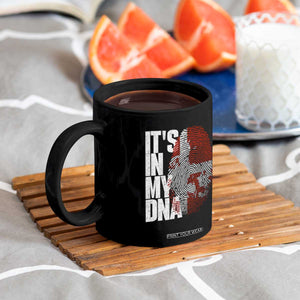 It's in My DNA Coffee Mug Denmark Map Flag Danish Gift