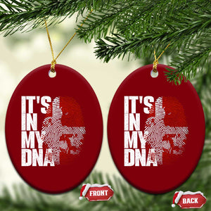 It's in My DNA Ceramic Ornament Denmark Map Flag Danish Gift