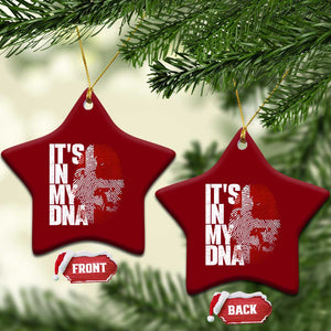 It's in My DNA Ceramic Ornament Denmark Map Flag Danish Gift