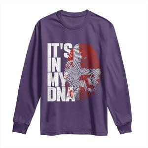 It's in My DNA Long Sleeve Shirt Denmark Map Flag Danish Gift