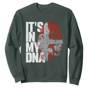It's in My DNA Sweatshirt Denmark Map Flag Danish Gift