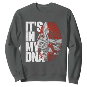 It's in My DNA Sweatshirt Denmark Map Flag Danish Gift