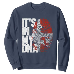 It's in My DNA Sweatshirt Denmark Map Flag Danish Gift