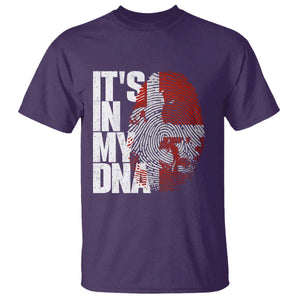 It's in My DNA T Shirt Denmark Map Flag Danish Gift