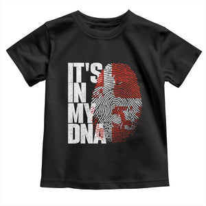 It's in My DNA Toddler T Shirt Denmark Map Flag Danish Gift