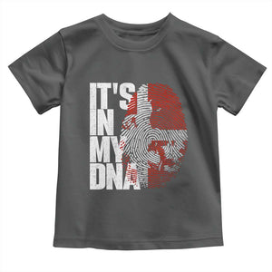 It's in My DNA Toddler T Shirt Denmark Map Flag Danish Gift