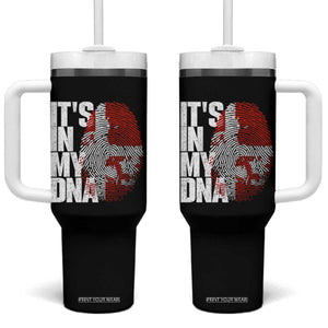 It's in My DNA Tumbler With Handle Denmark Map Flag Danish Gift