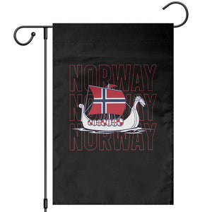 Norwegian Viking Ship Flag Boat Norway Heritage Garden Flag