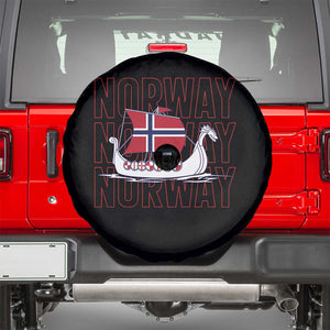 Norwegian Viking Ship Flag Boat Norway Heritage Spare Tire Cover