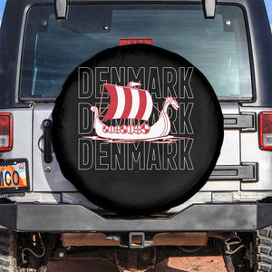 Denmark Flag Viking Ship Danes Danish Roots Dansk Denmark Spare Tire Cover