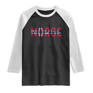 Norge Flag Norway Raglan Shirt Norwegian Home Love Family