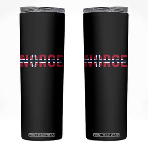 Norge Flag Norway Skinny Tumbler Norwegian Home Love Family