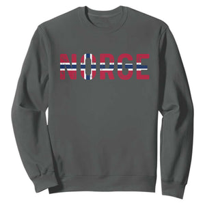Norge Flag Norway Sweatshirt Norwegian Home Love Family