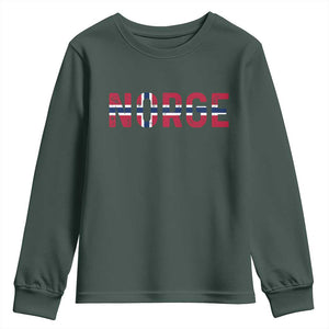 Norge Flag Norway Youth Sweatshirt Norwegian Home Love Family