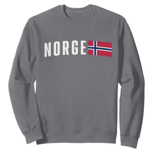 Norway Norge Norwegian Flag Graphic Sweatshirt
