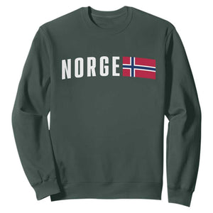 Norway Norge Norwegian Flag Graphic Sweatshirt
