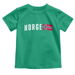 Norway Norge Norwegian Flag Graphic Toddler T Shirt