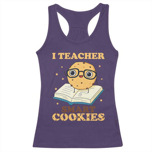 I Teach Smart Cookies Racerback Tank Top Funny Teacher TS14 Purple Print Your Wear