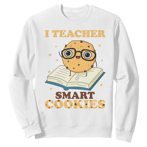 I Teach Smart Cookies Sweatshirt Funny Teacher TS14 White Print Your Wear