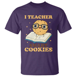 I Teach Smart Cookies T Shirt Funny Teacher TS14 Purple Print Your Wear
