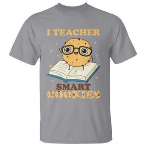 I Teach Smart Cookies T Shirt Funny Teacher TS14 Sport Gray Print Your Wear