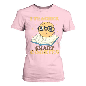 I Teach Smart Cookies T Shirt For Women Funny Teacher TS14 Light Pink Print Your Wear