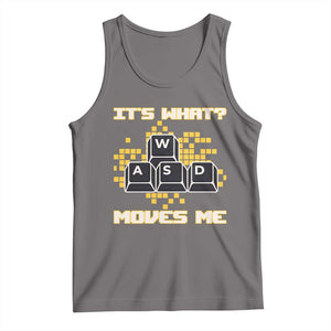 Funny PC Gamer Gaming Tank Top It Is What Moves Me TS14 Deep Heather Print Your Wear