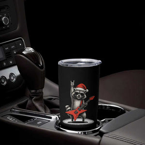 Funny Raccoon Rock Music Christmas Tumbler Cup TS14 Print Your Wear