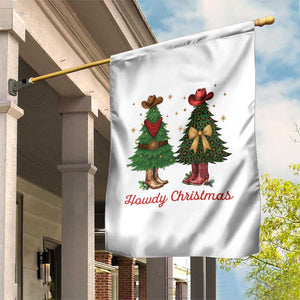 Howdy Christmas Garden Flag Cowboy Western Country Xmas TS14 Print Your Wear
