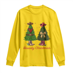Howdy Christmas Long Sleeve Shirt Cowboy Western Country Xmas TS14 Daisy Print Your Wear