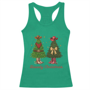 Howdy Christmas Racerback Tank Top Cowboy Western Country Xmas TS14 Irish Green Print Your Wear