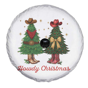 Howdy Christmas Spare Tire Cover Cowboy Western Country Xmas TS14 Print Your Wear