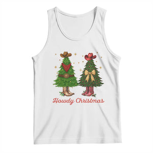 Howdy Christmas Tank Top Cowboy Western Country Xmas TS14 White Print Your Wear